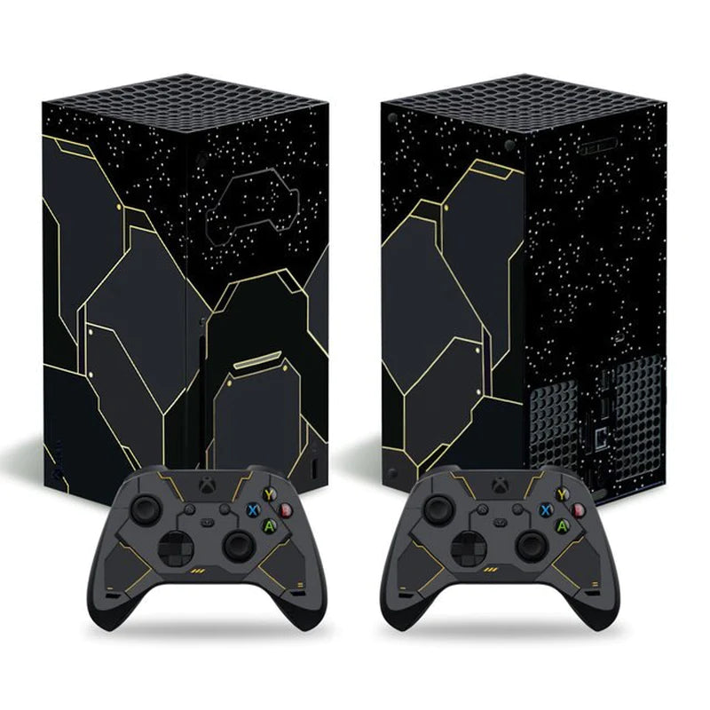 Limited Edition Design Skin Sticker Decal Cover for Xbox Series X Console and 2 Controllers Xbox Series X Skin Sticker Vinyl