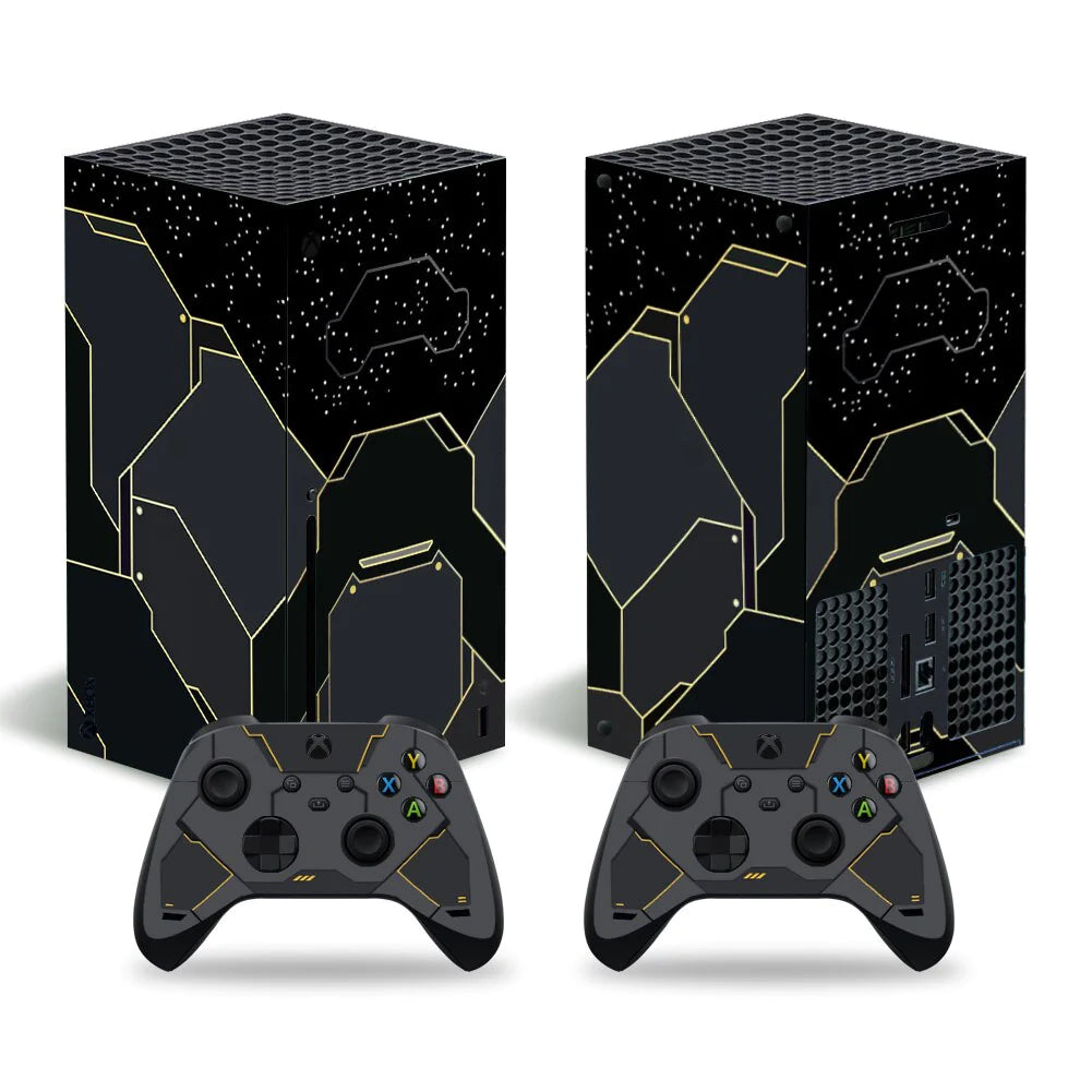 Limited Edition Design Skin Sticker Decal Cover for Xbox Series X Console and 2 Controllers Xbox Series X Skin Sticker Vinyl