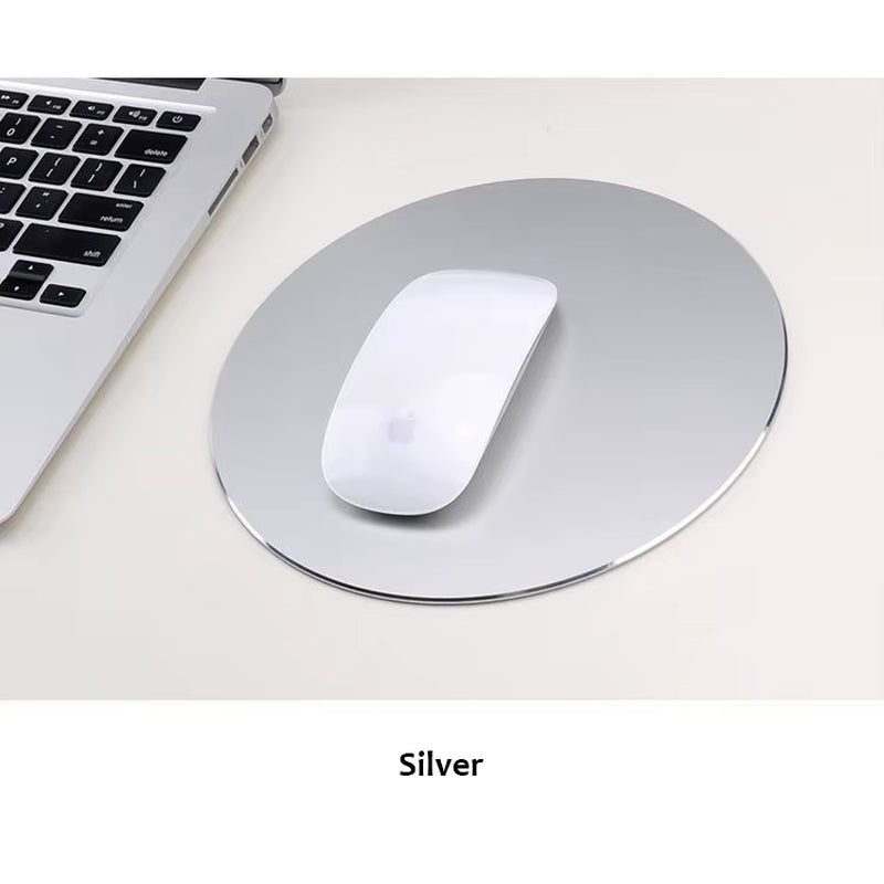 Luxury Aluminum Alloy Mouse Pad for Apple Magic Mouse 2 Anti-Slip Base Fast and Accurate Control Custom Mousepad Mice Mat