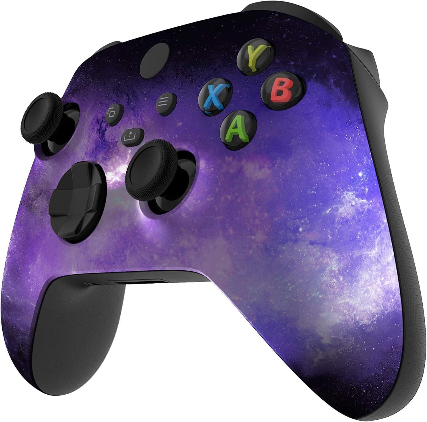 Xbox Custom Modded Rapid Fire Controller - Soft Shell for Comfort Grip X - Includes Largest Variety of Modes (Galaxy)