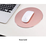 Luxury Aluminum Alloy Mouse Pad for Apple Magic Mouse 2 Anti-Slip Base Fast and Accurate Control Custom Mousepad Mice Mat